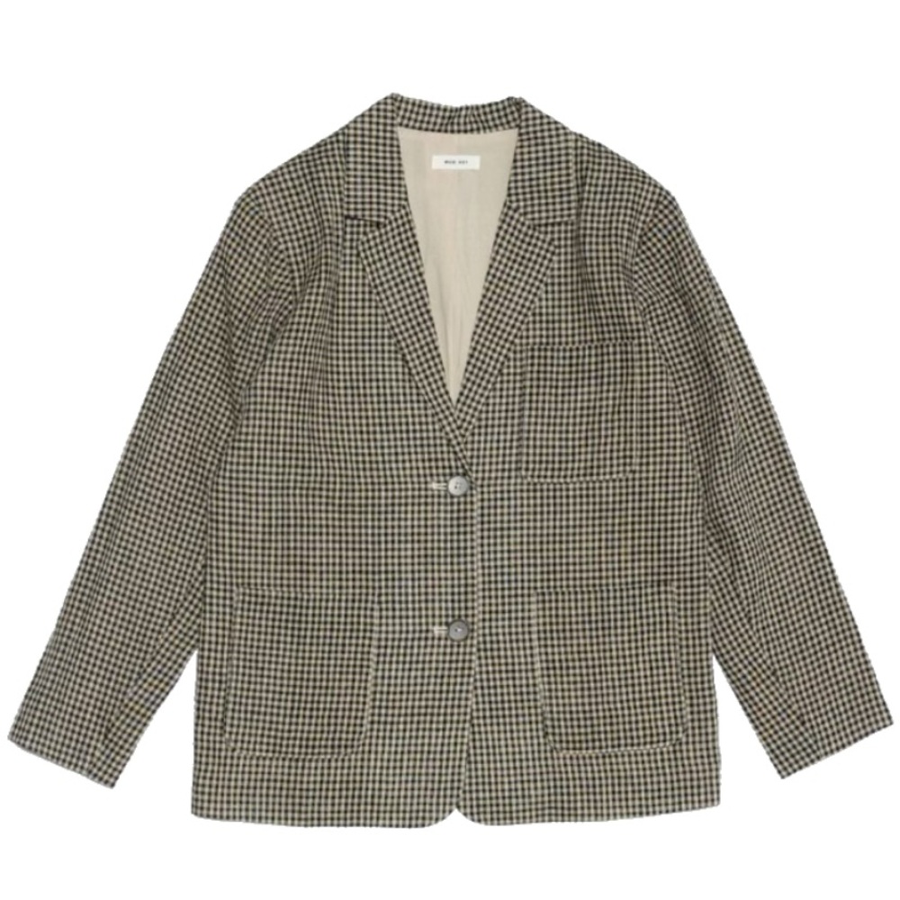 Women's gingham Blazer